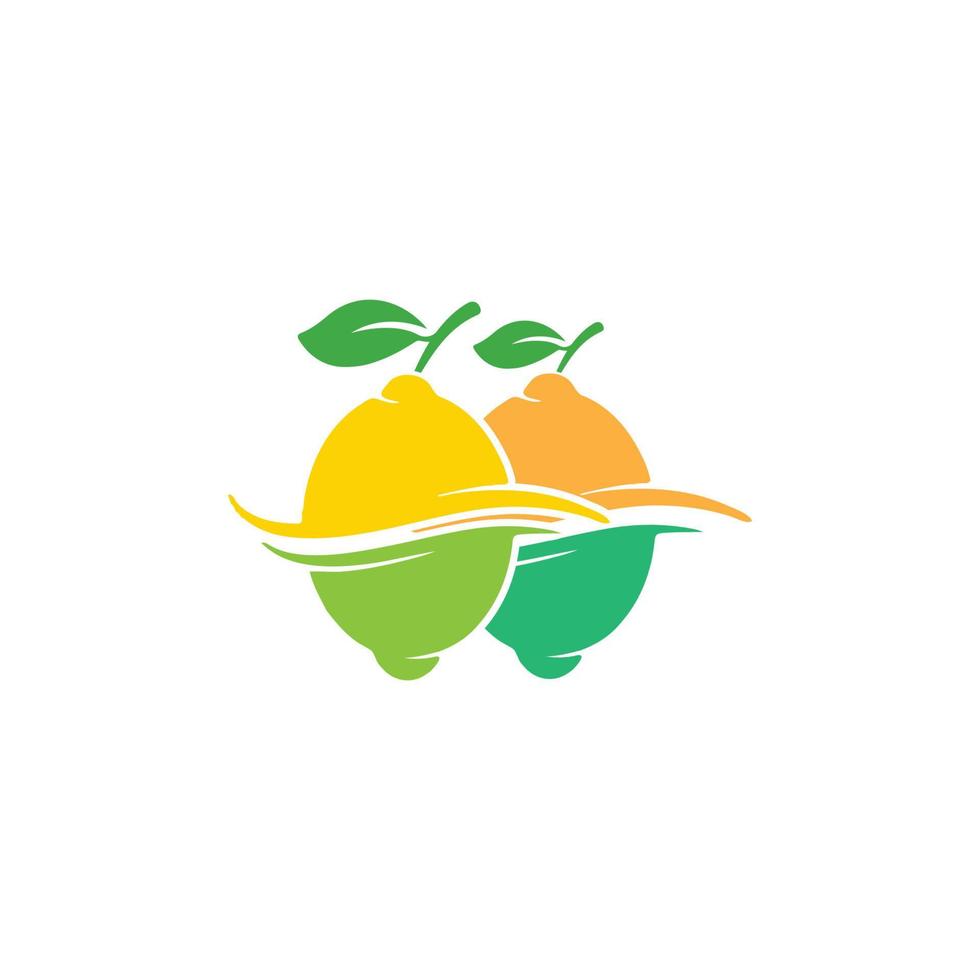 Fresh Lemon icon vector illustration design