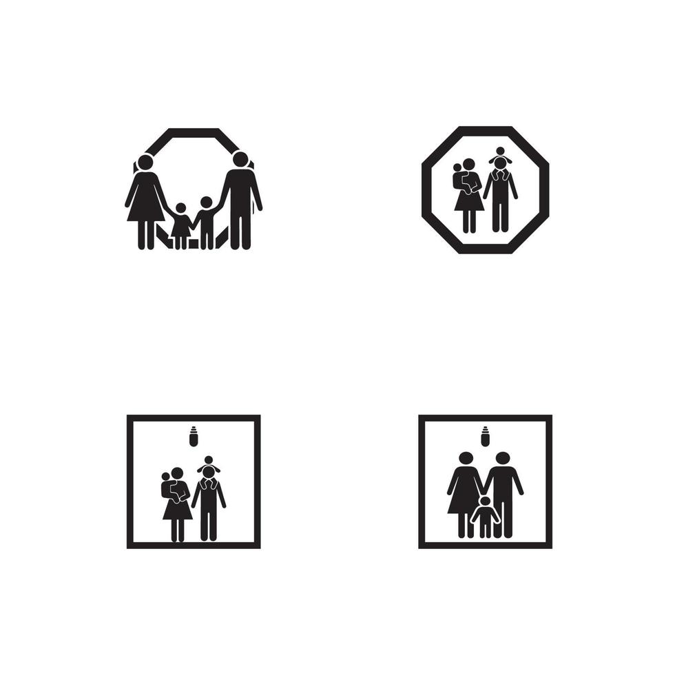 Family icon vector