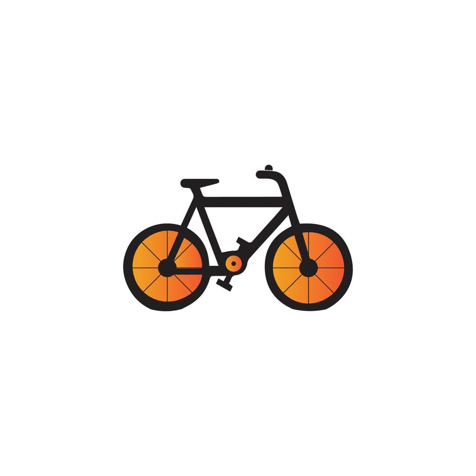 plantilla de diseño de vector de icono de bicicleta