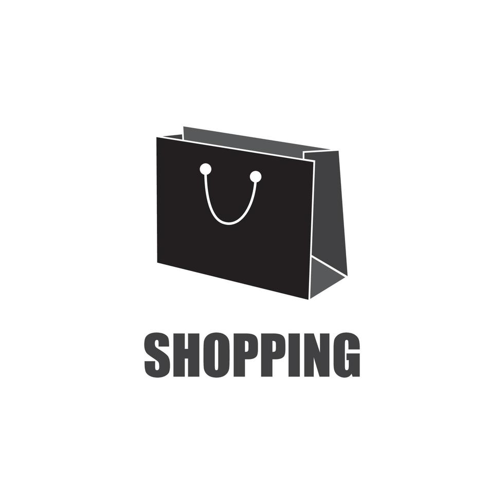 icono de bolsa de compras vector