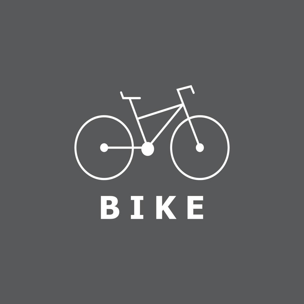 plantilla de diseño de vector de icono de bicicleta