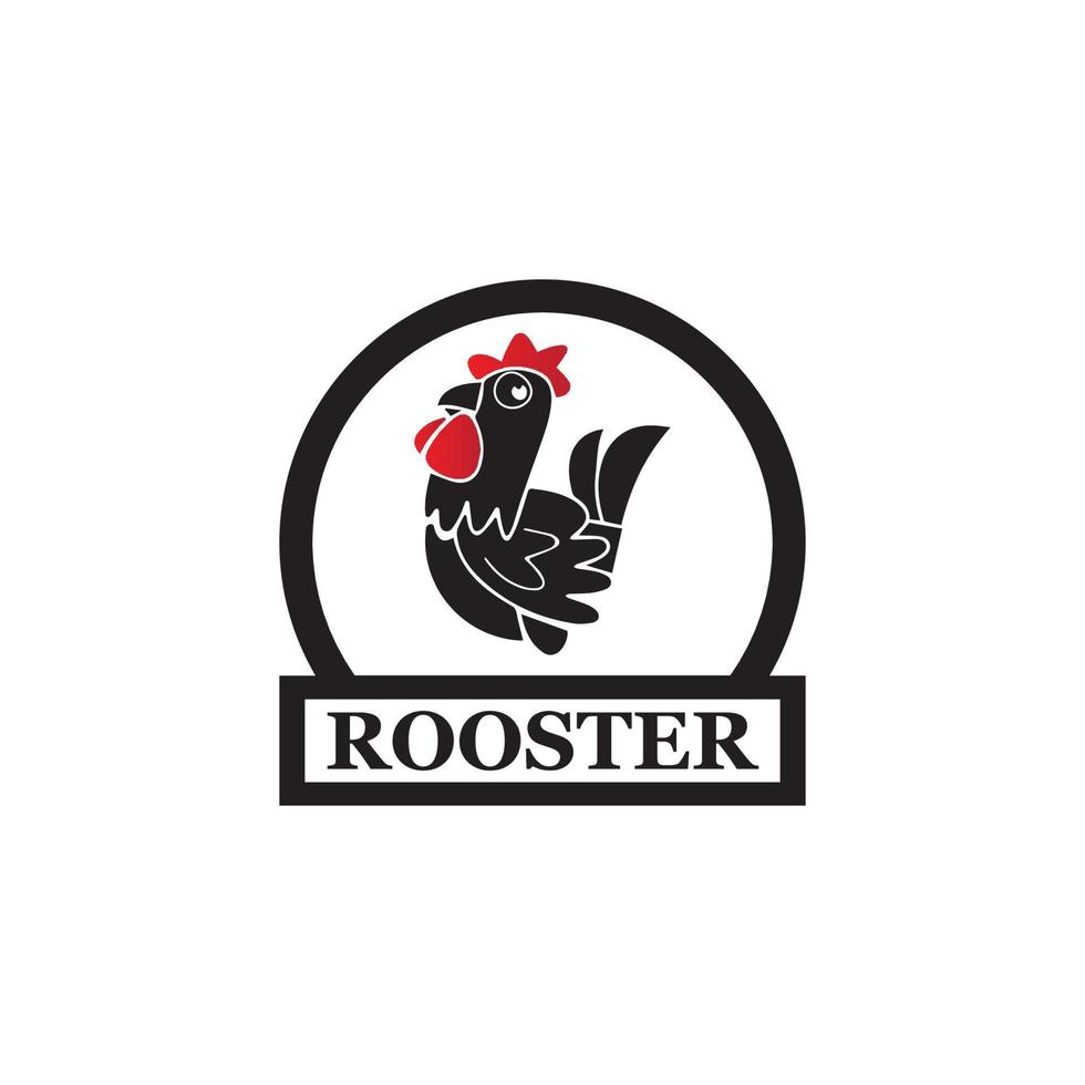 Rooster Logo Template vector