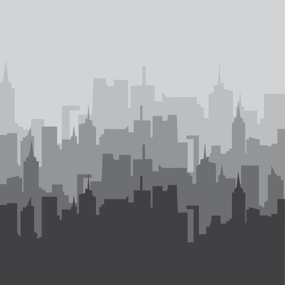 City skyline background vector illustration