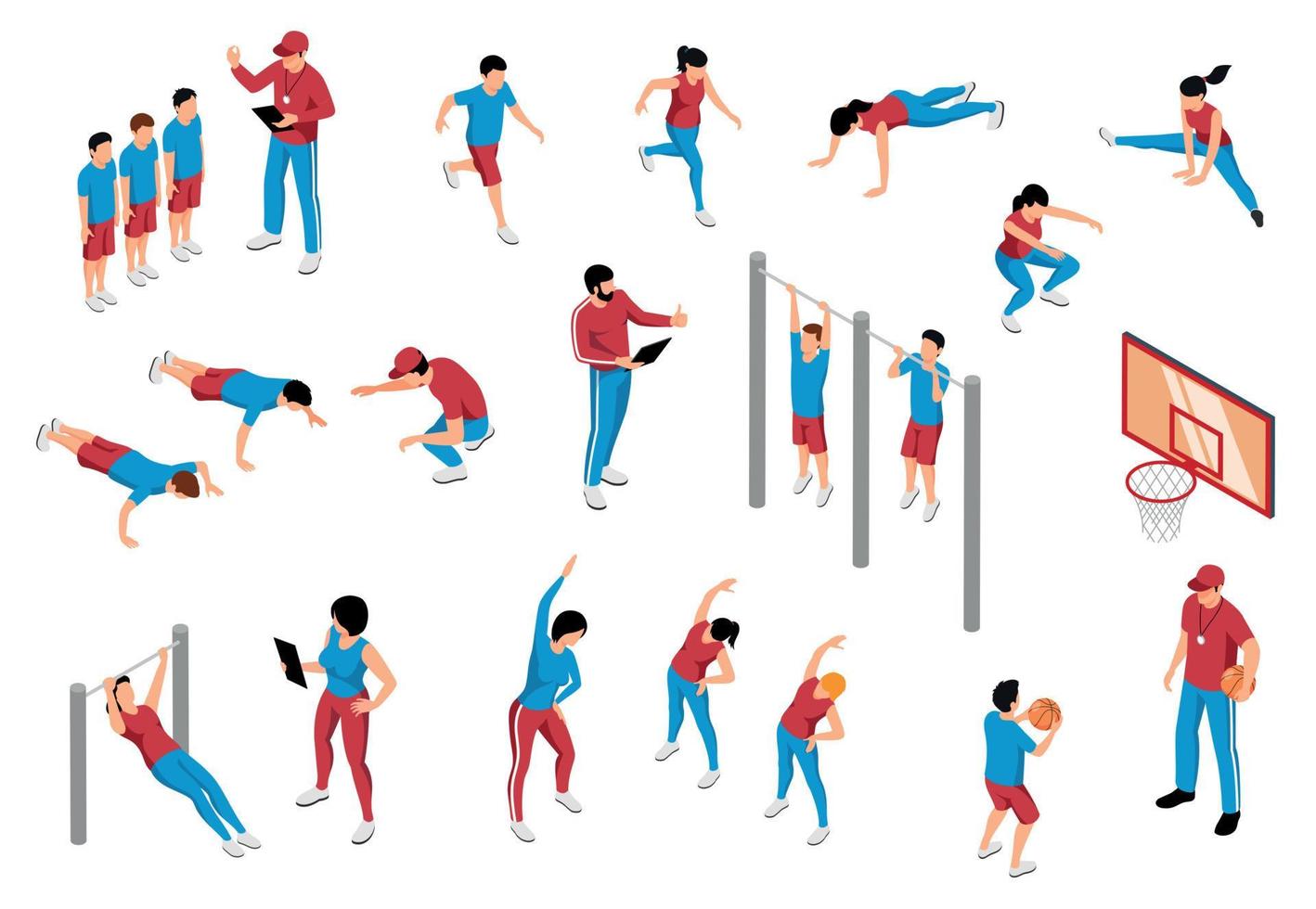 Physical Education Set vector