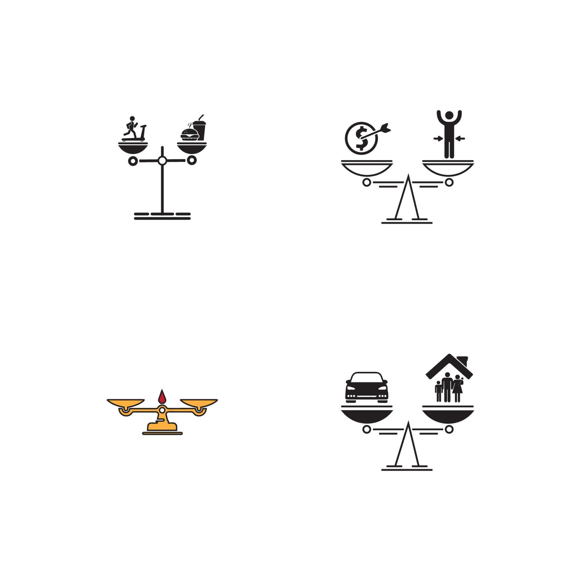 Scale icon vector design template 8441494 Vector Art at Vecteezy