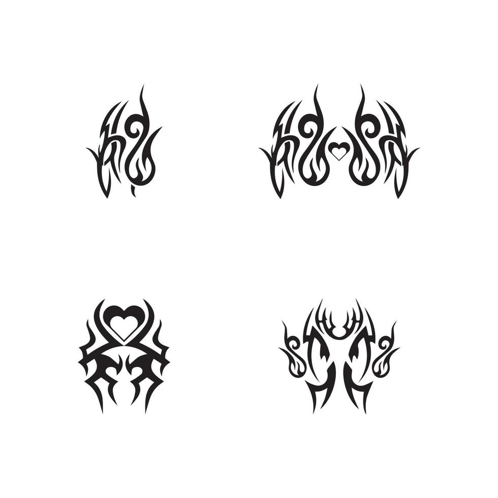 tribal tattoo icon vector illustration design 8441527 Vector Art at Vecteezy