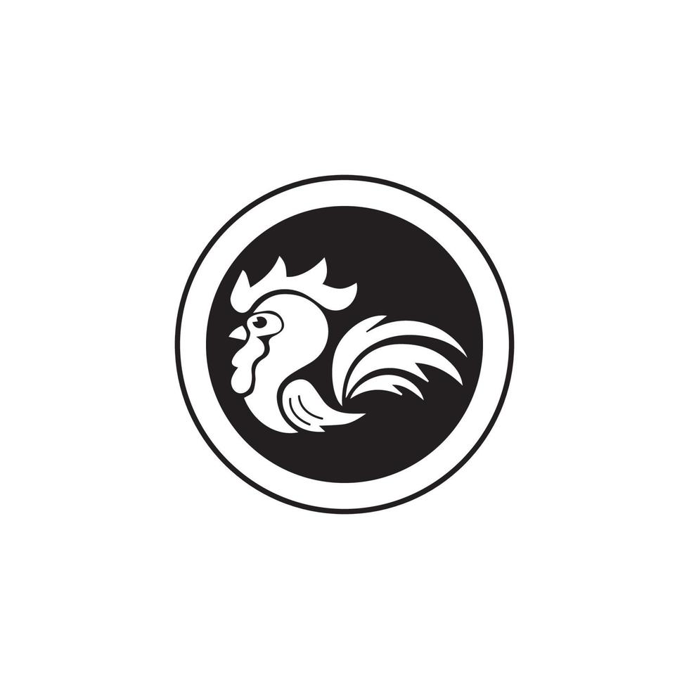 Rooster Logo Template vector