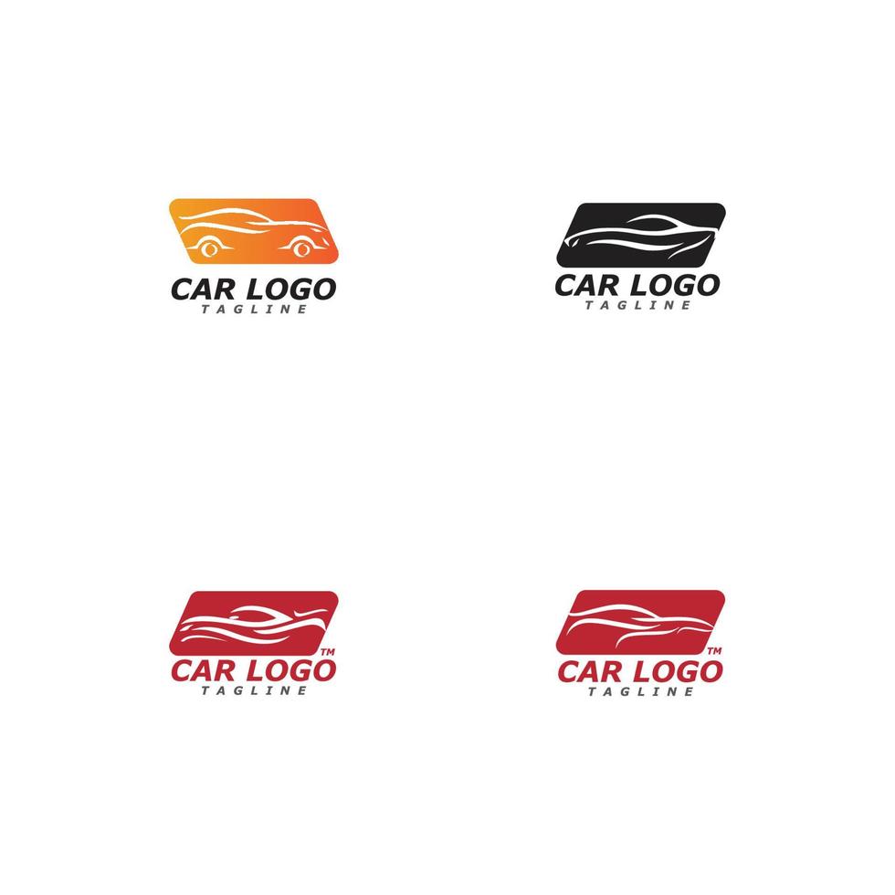 vector de plantilla de logotipo de auto auto