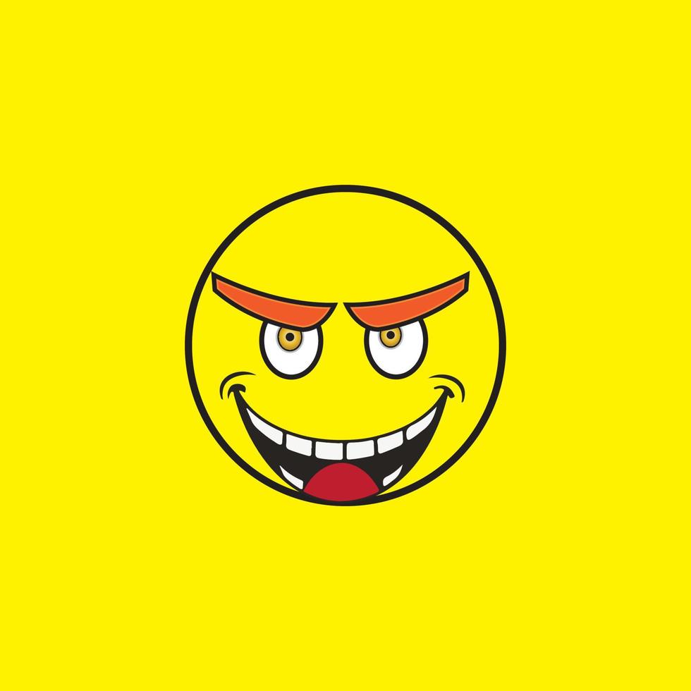 Sonrisa emoción icono diseño ilustración vectorial vector