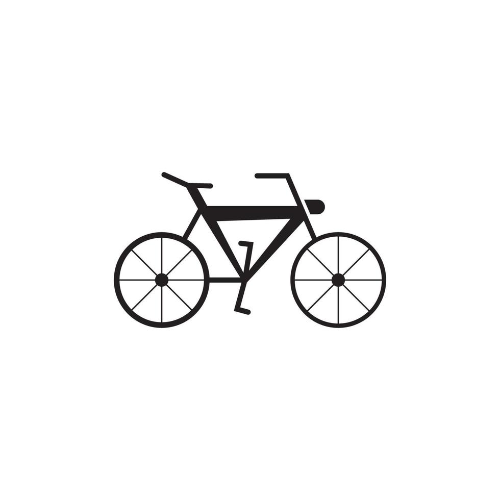 plantilla de diseño de vector de icono de bicicleta