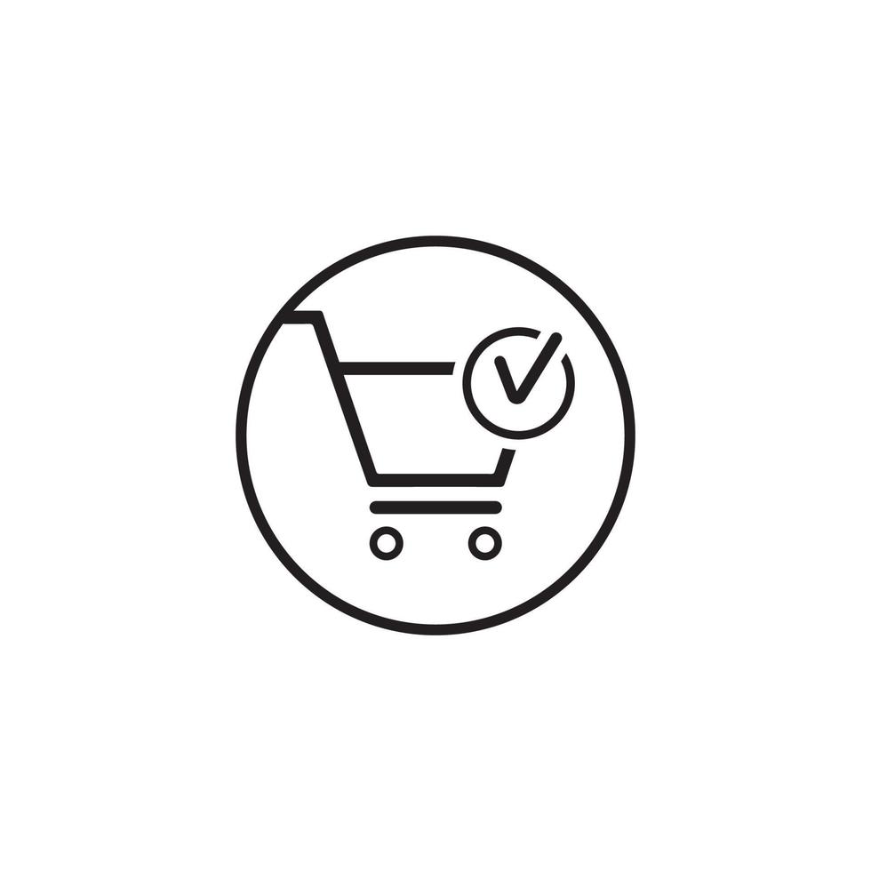 Shop, store basket vector icon Template