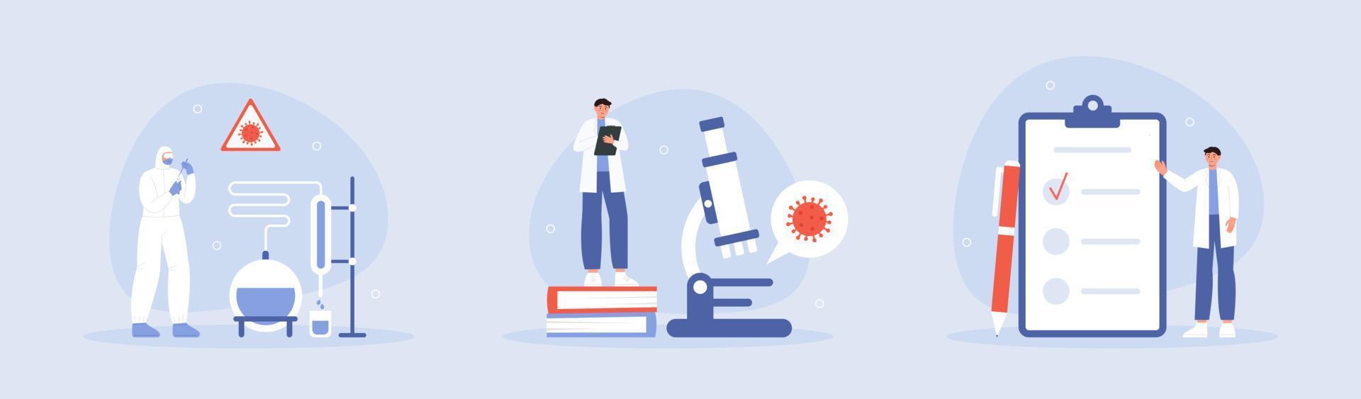 Concept of research monkeypox virus vector