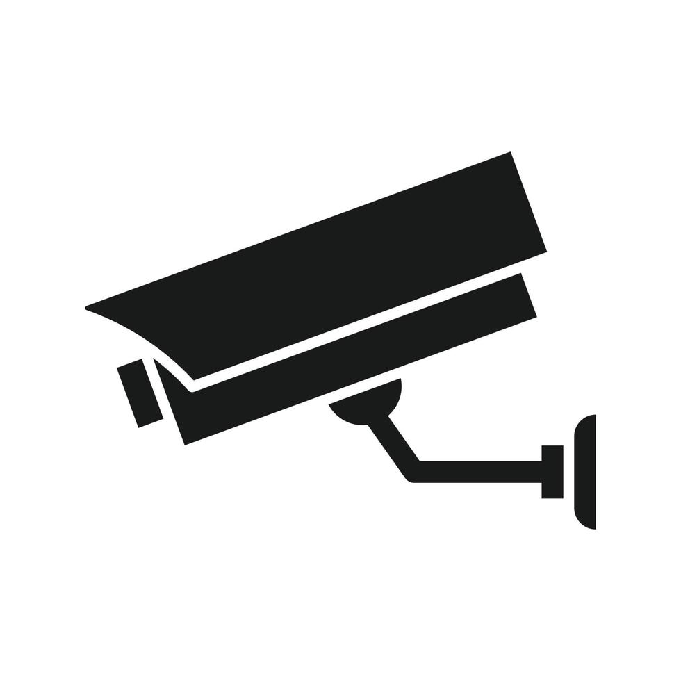 CCTV, Security Camera Icon Vector illustration on blank background