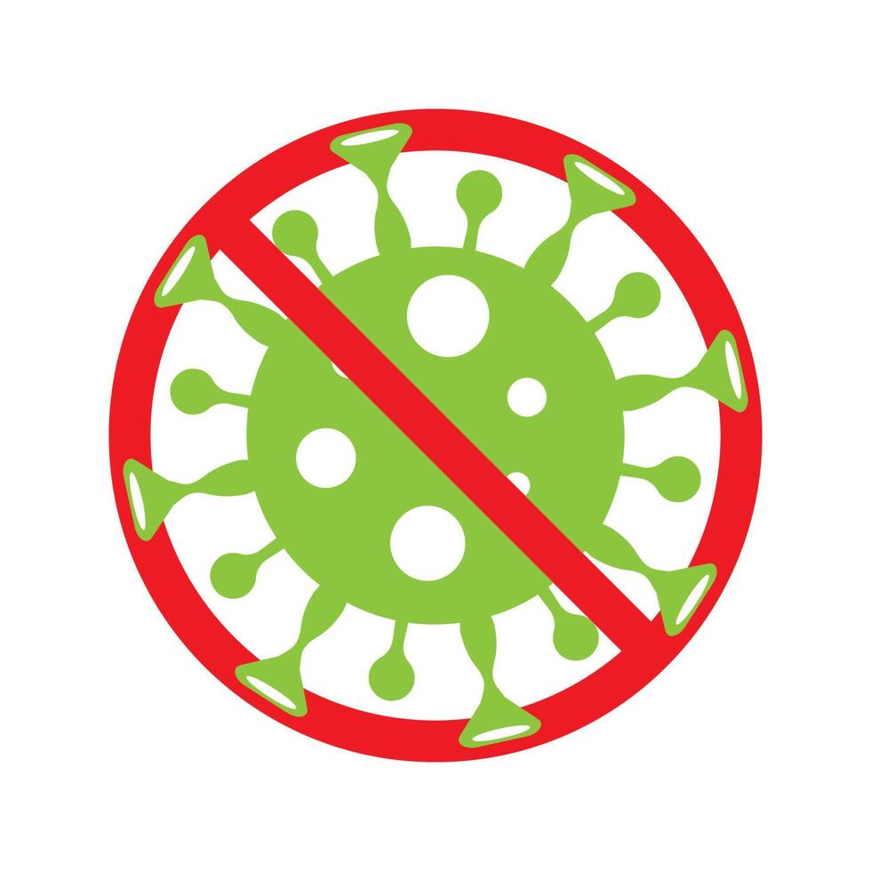 Corona Virus, Prevention ilustration of corona virus. Global Spread, Concept of Icon of Stopping Corona Virus vector