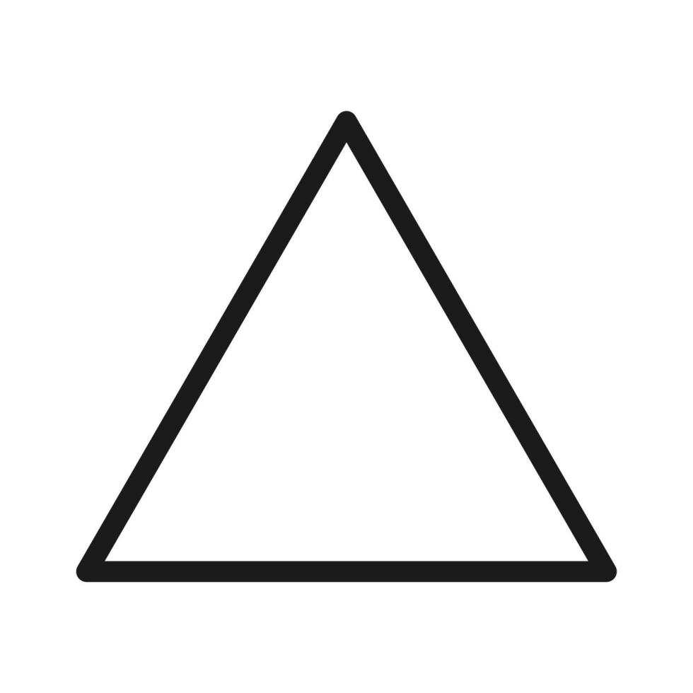 Triangle Icon Vector illustration flat design in Trendy design Sign Symbol