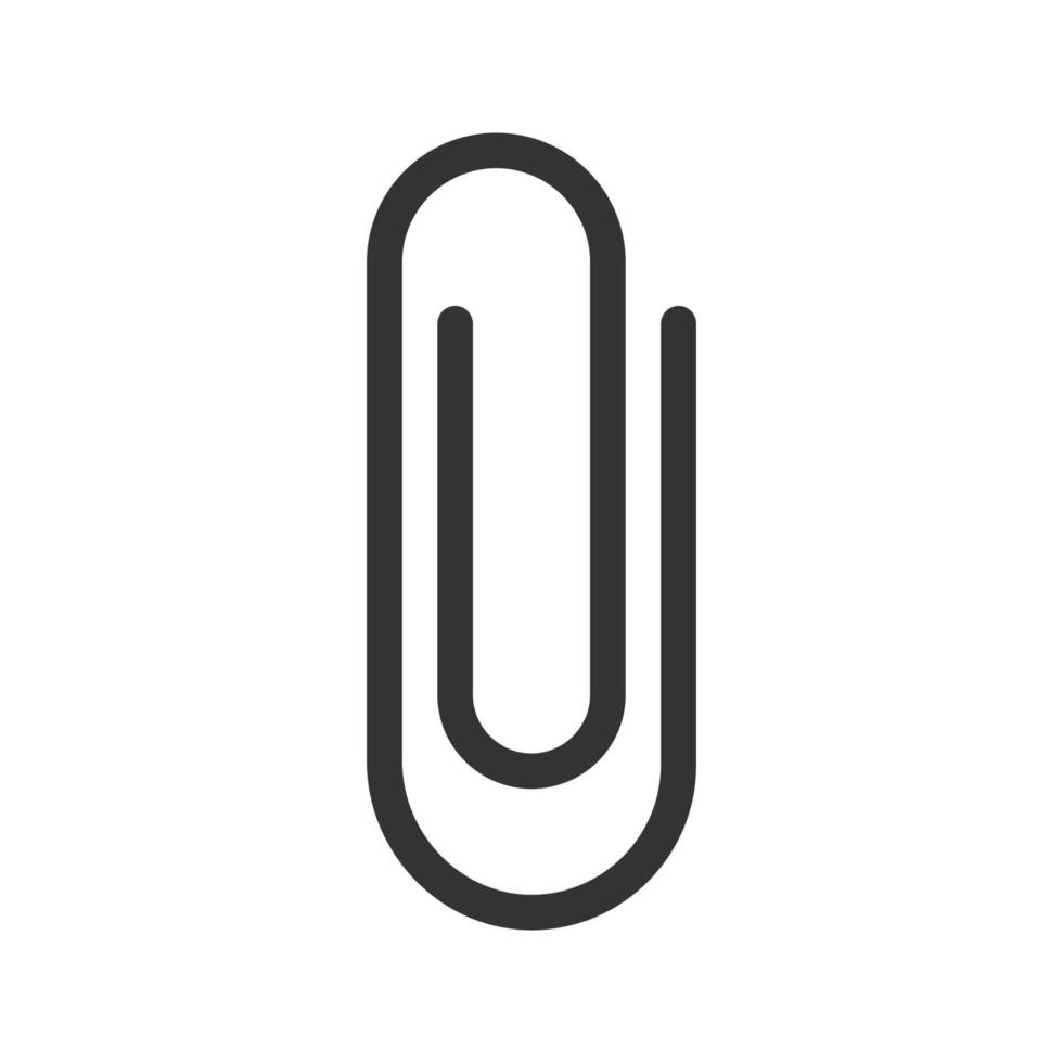 Paper clip icon vector