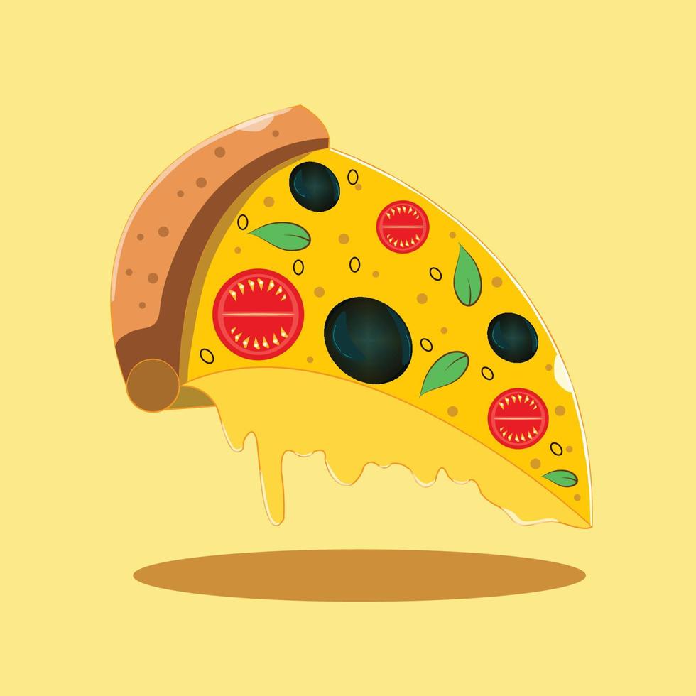 pizza slice vector