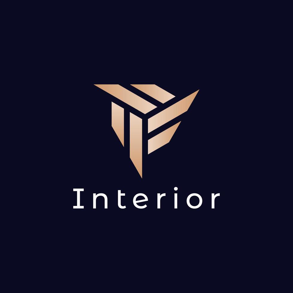 interior and furniture logo. template design. vector icon illustration