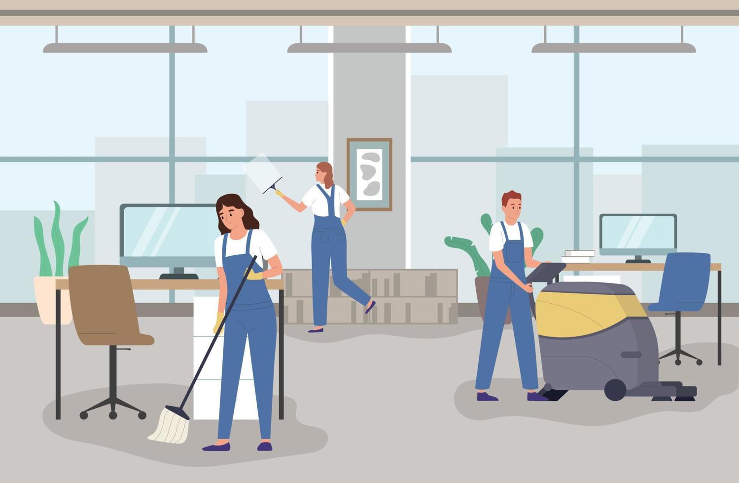 Cleaning Service Flat vector