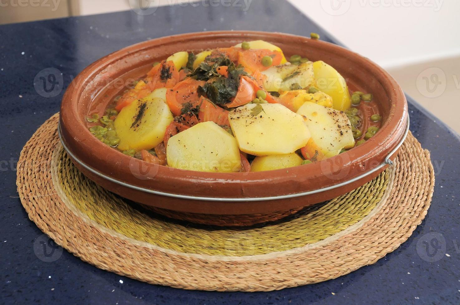 Libanese Food on plate photo