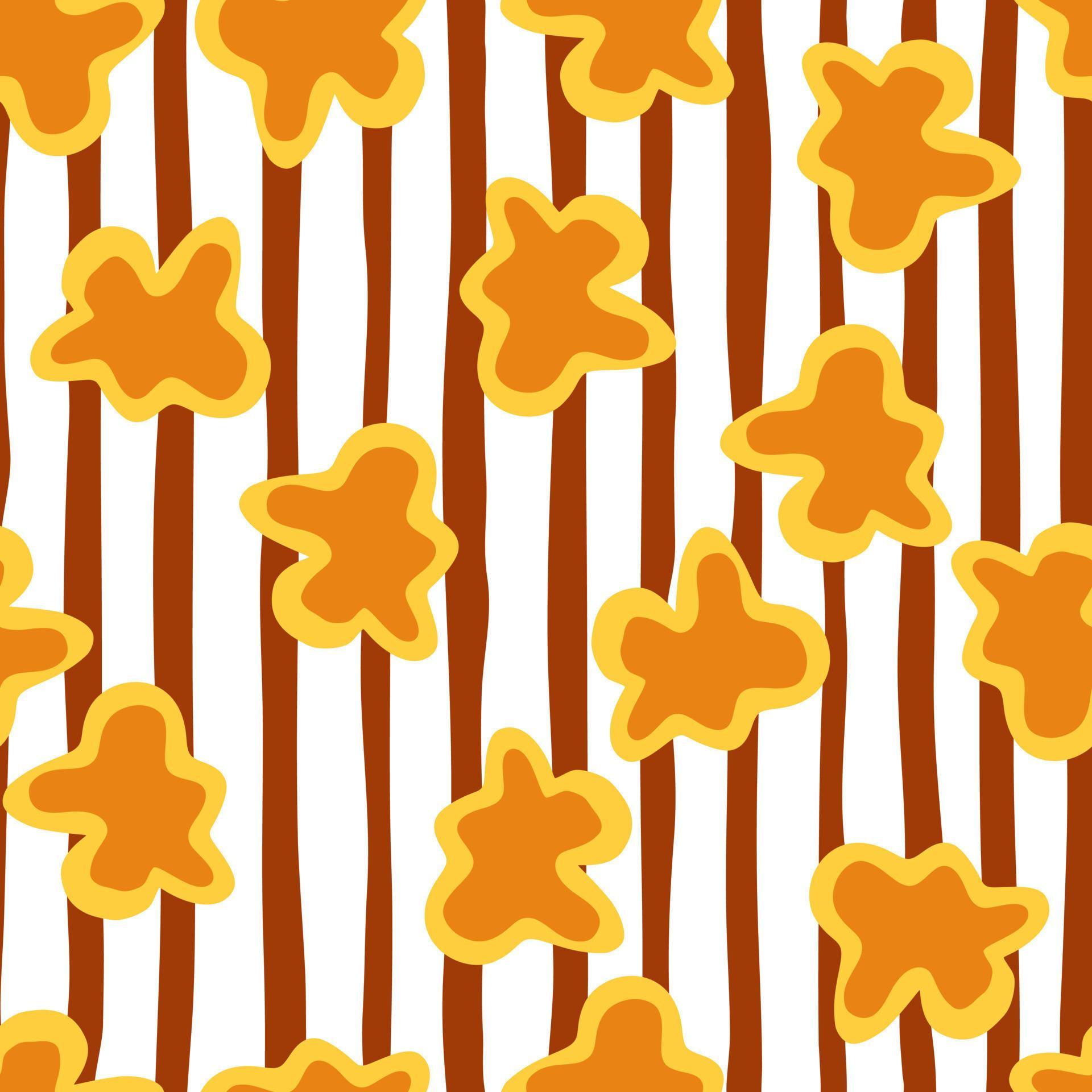 Abstract contemporary primitive figures seamless pattern. Fun doodle