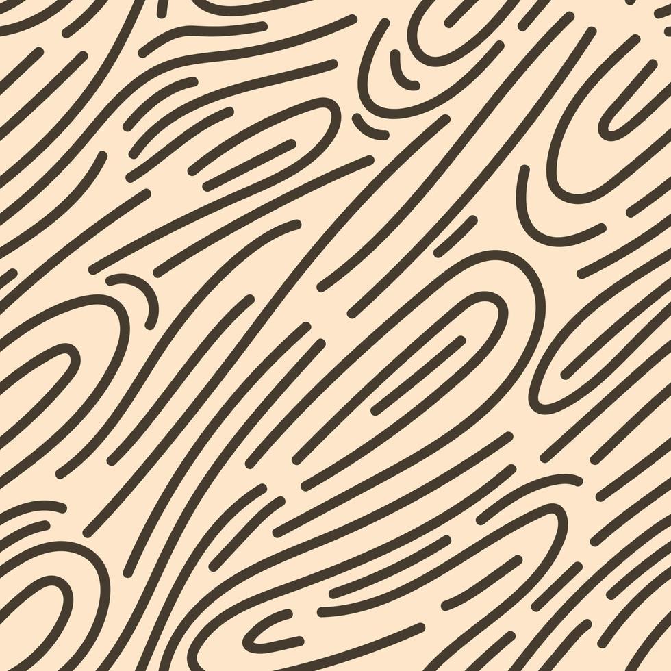 Organic linear seamless pattern. Doodle style. Hand drawn line endless wallpaper vector