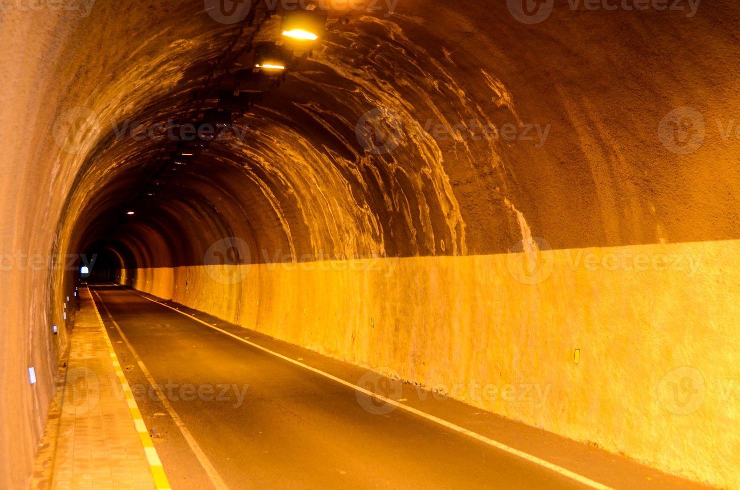 Undergound Dark Tunnel photo