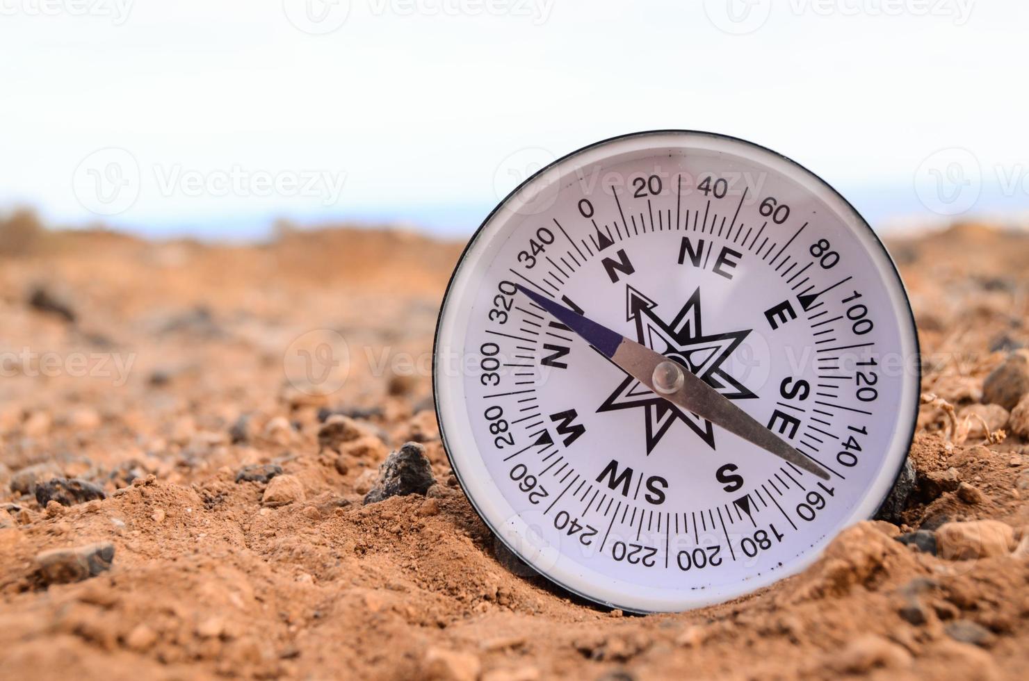 Orientation Concept Metal Compass photo