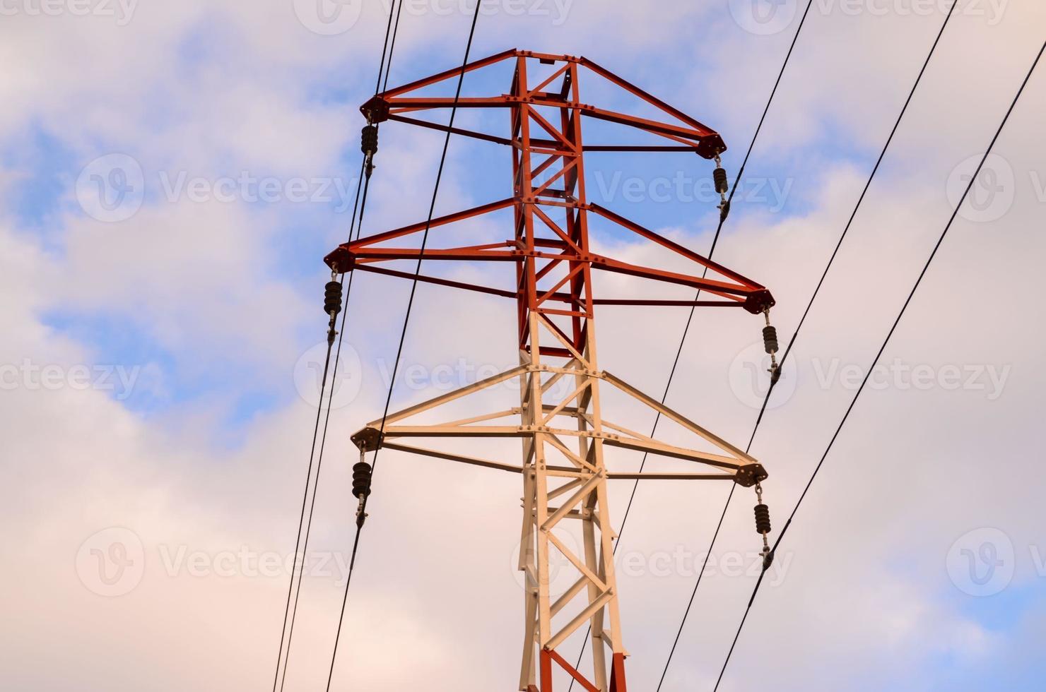 High Voltage Electric Transmission Tower photo