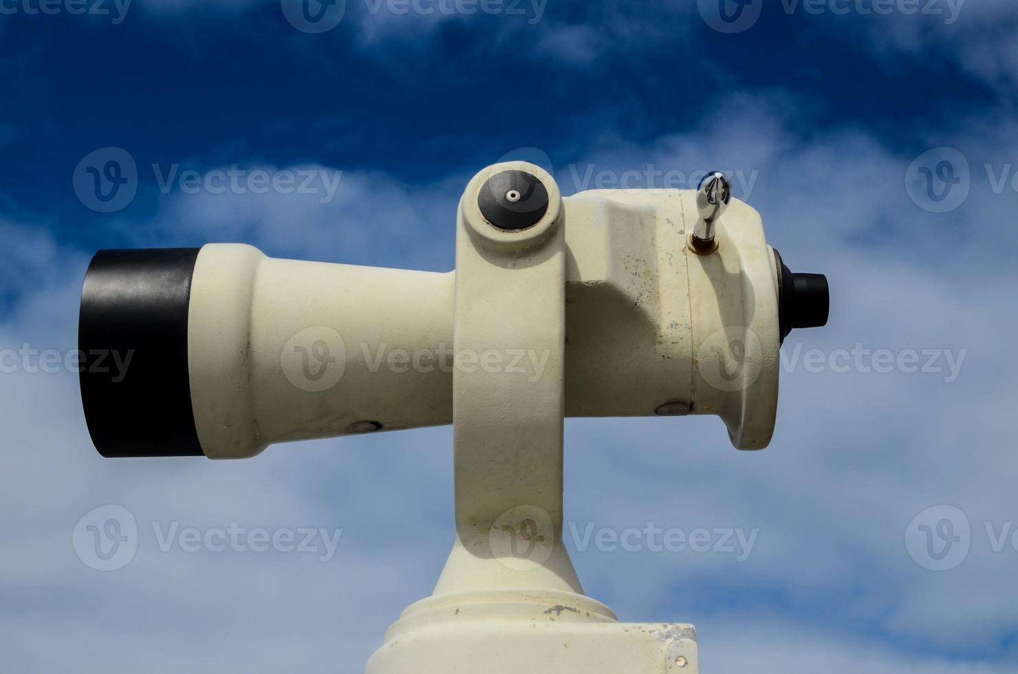 Coin Telescope and sky photo