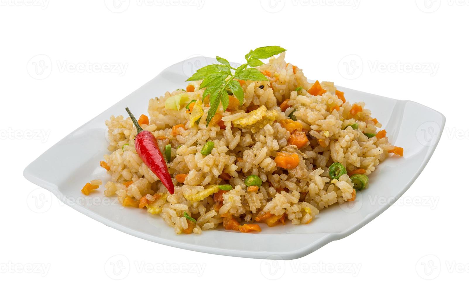 Vegetarian fried rice photo