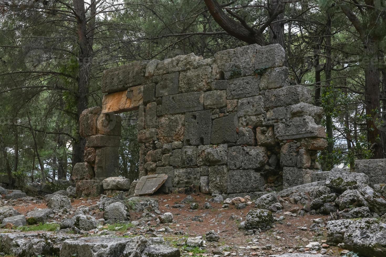 Phaselis ruins in Turkey photo