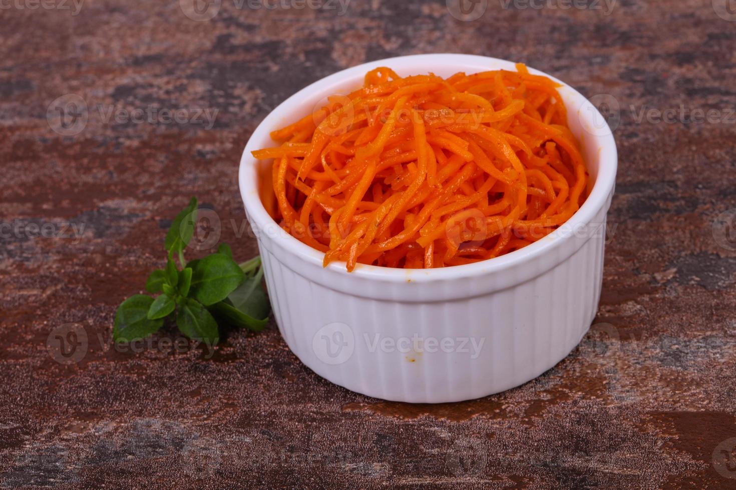 Korean cattot snack salad photo
