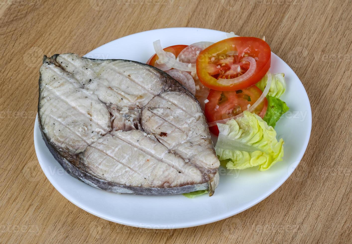 filete de atún a la parrilla foto