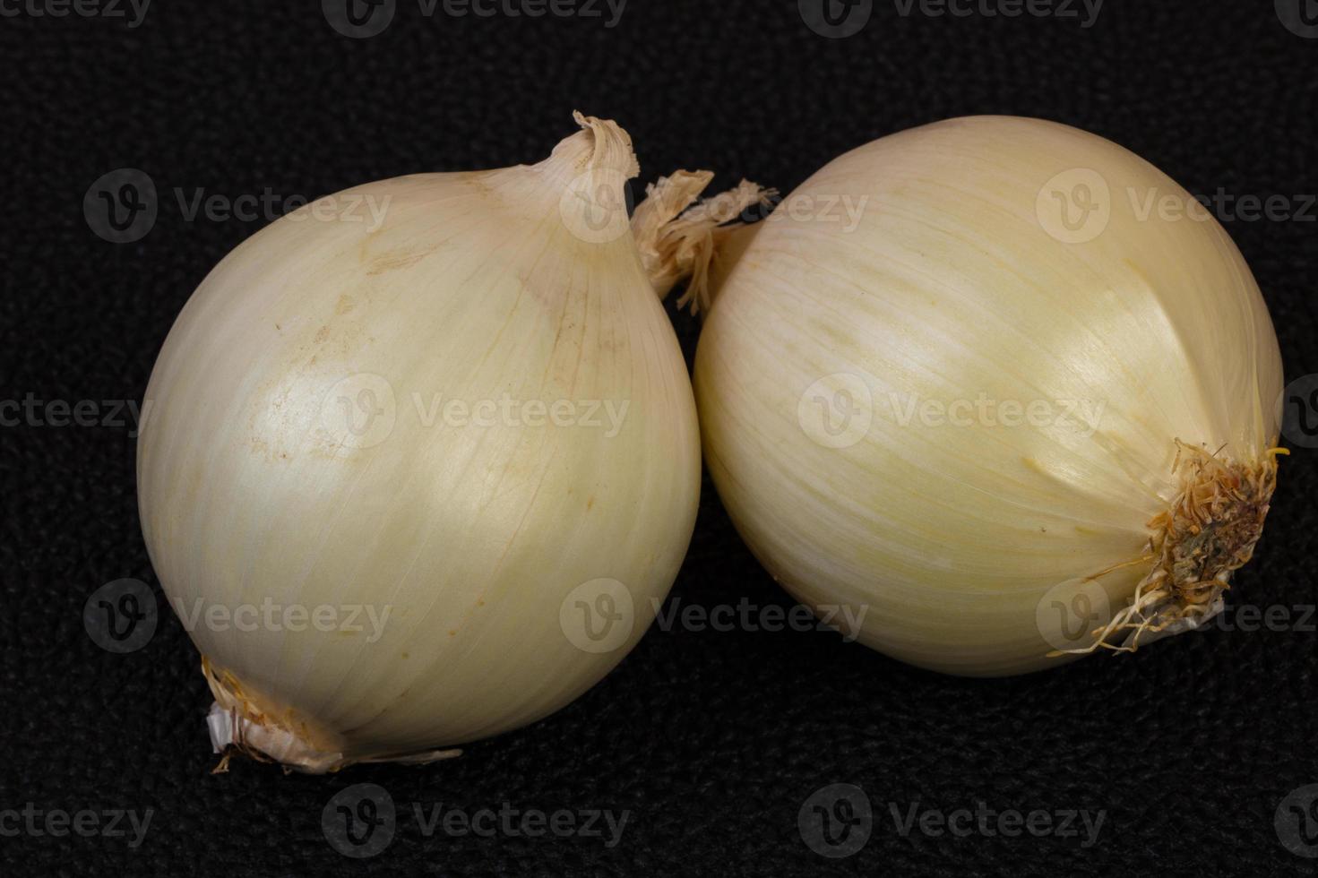 Ripe white onion photo