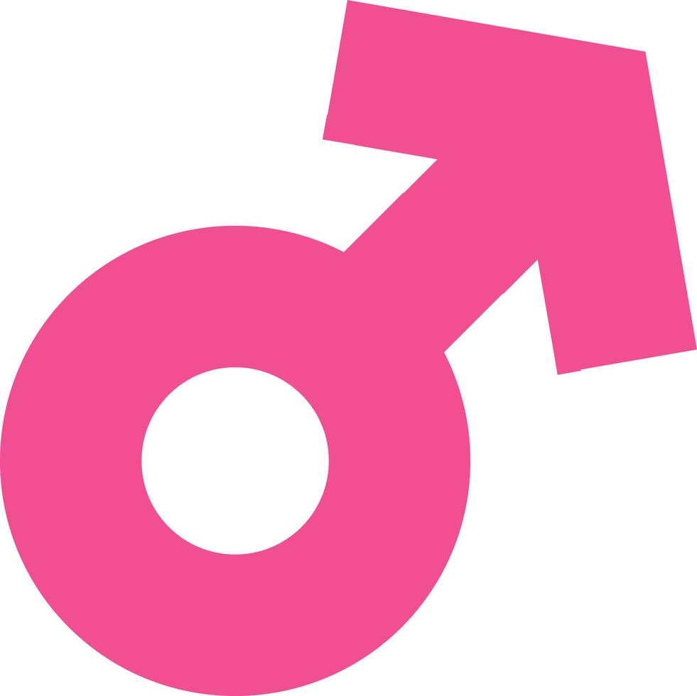 Gender symbol logo inspiration, female gender sign vector