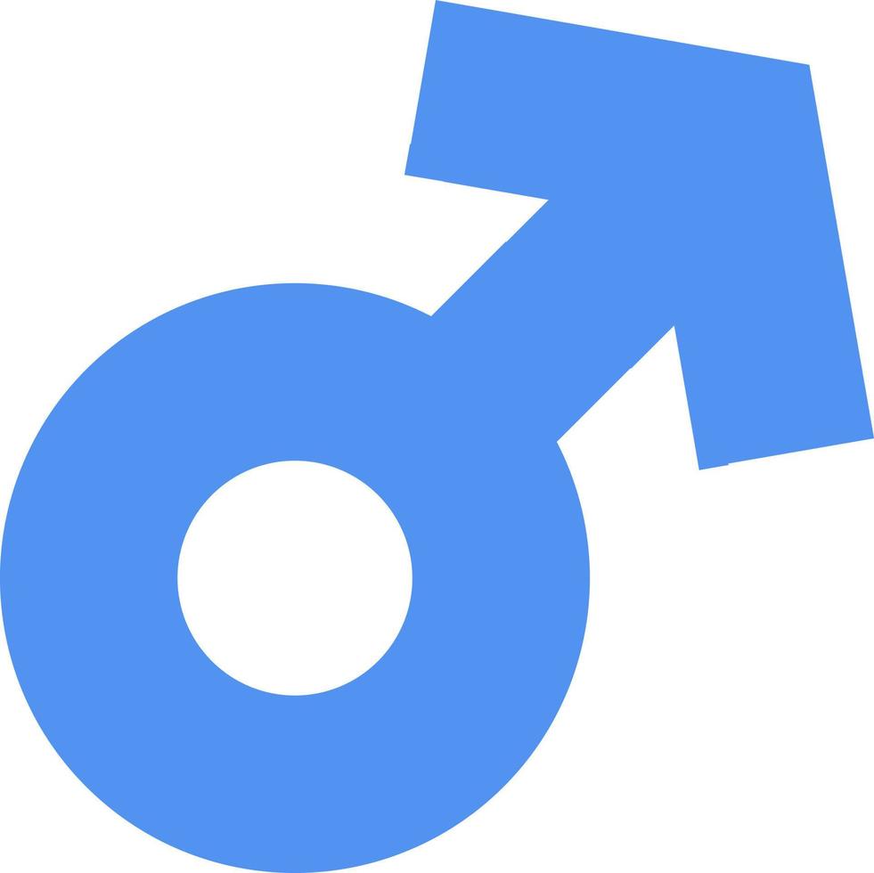 inspiración del logotipo del símbolo de género, signo de género masculino vector