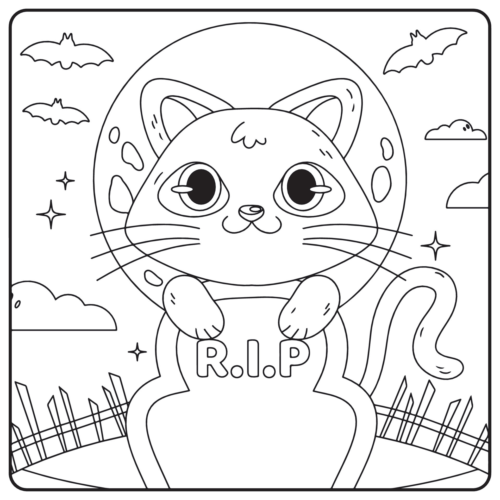 halloween-cat-coloring-pages-for-kids-8446297-vector-art-at-vecteezy