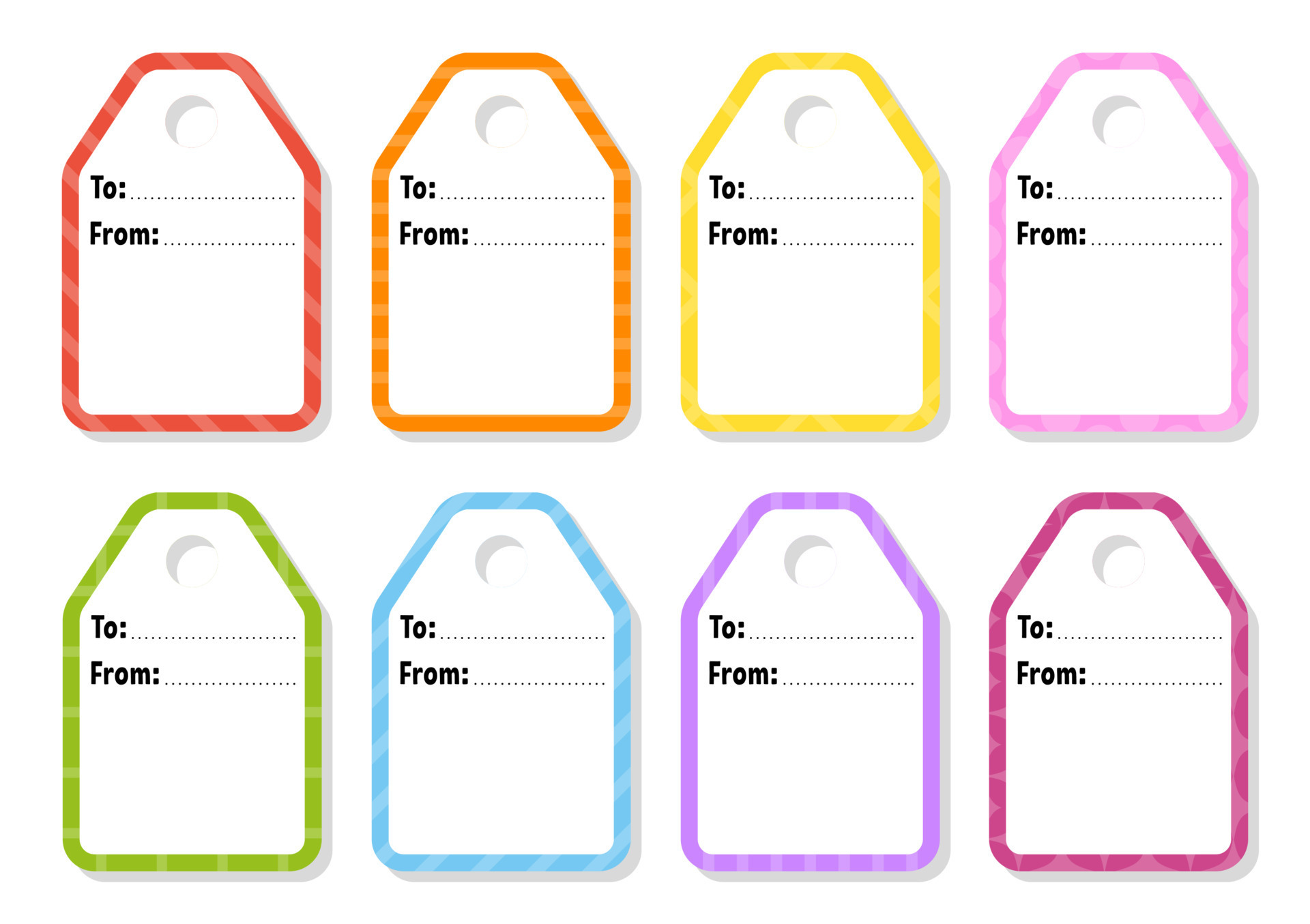 Holiday label templates free