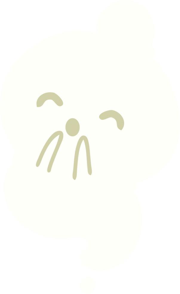 halloween ghost icon vector