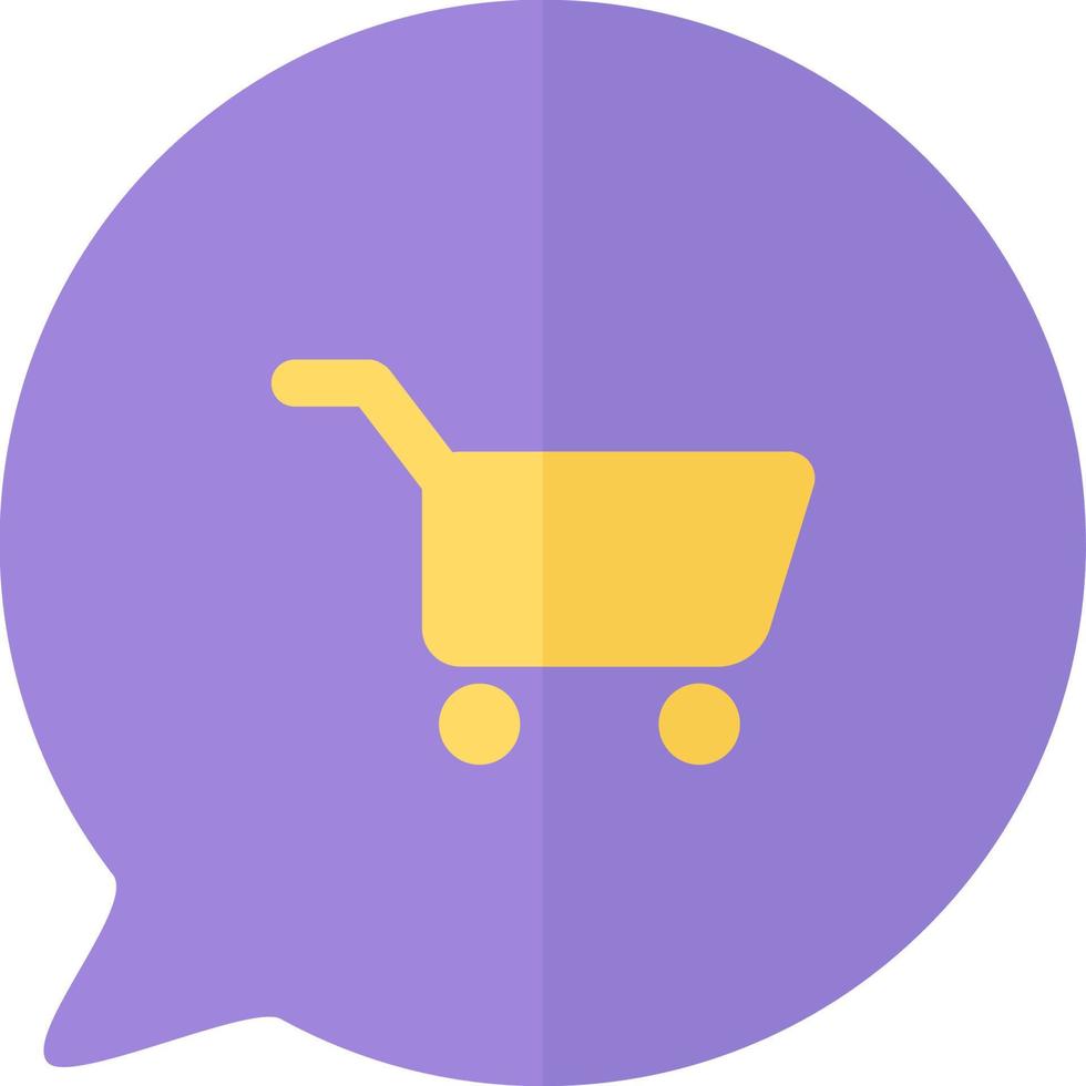 Shopping cart internet website button icon vector