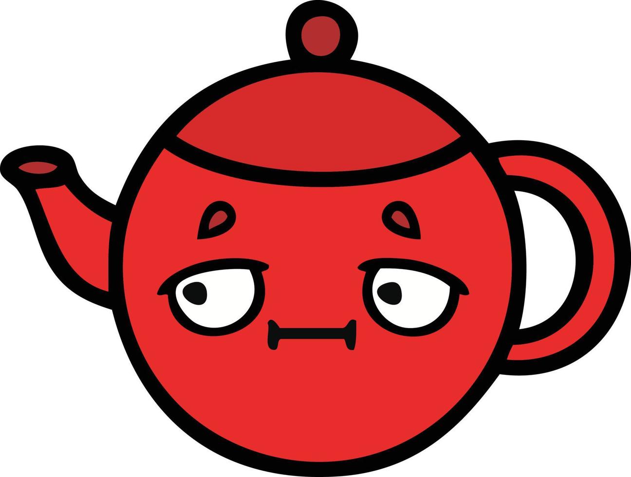 cute cartoon teapot 8449754 Vector Art at Vecteezy