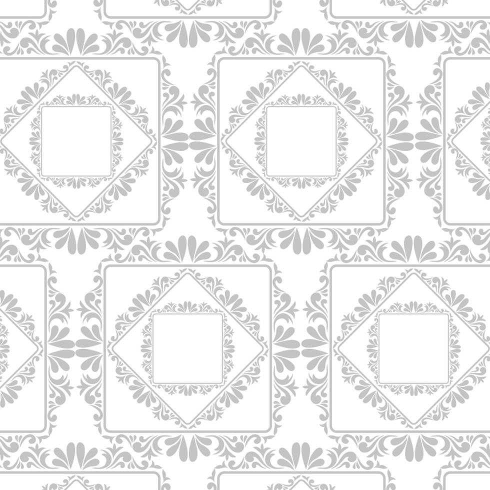 Abstract decorative floral pattern background vector