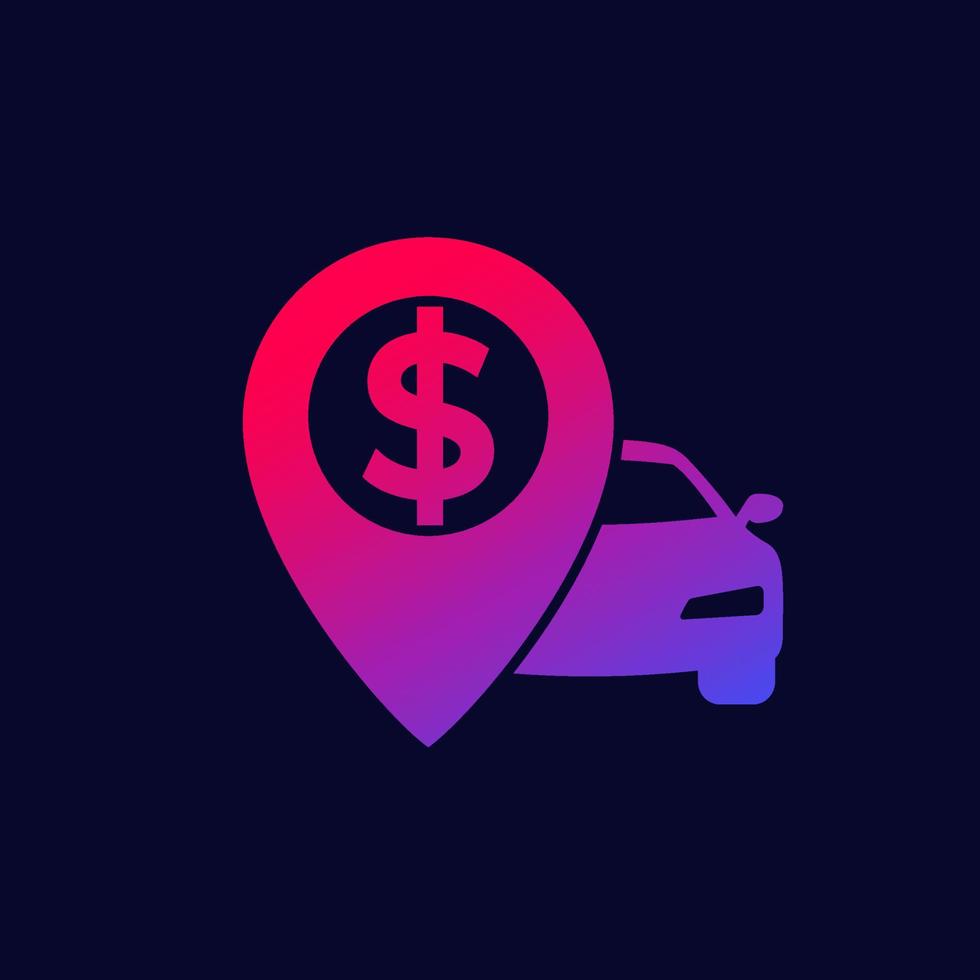 Sell a car or car dealership vector logo