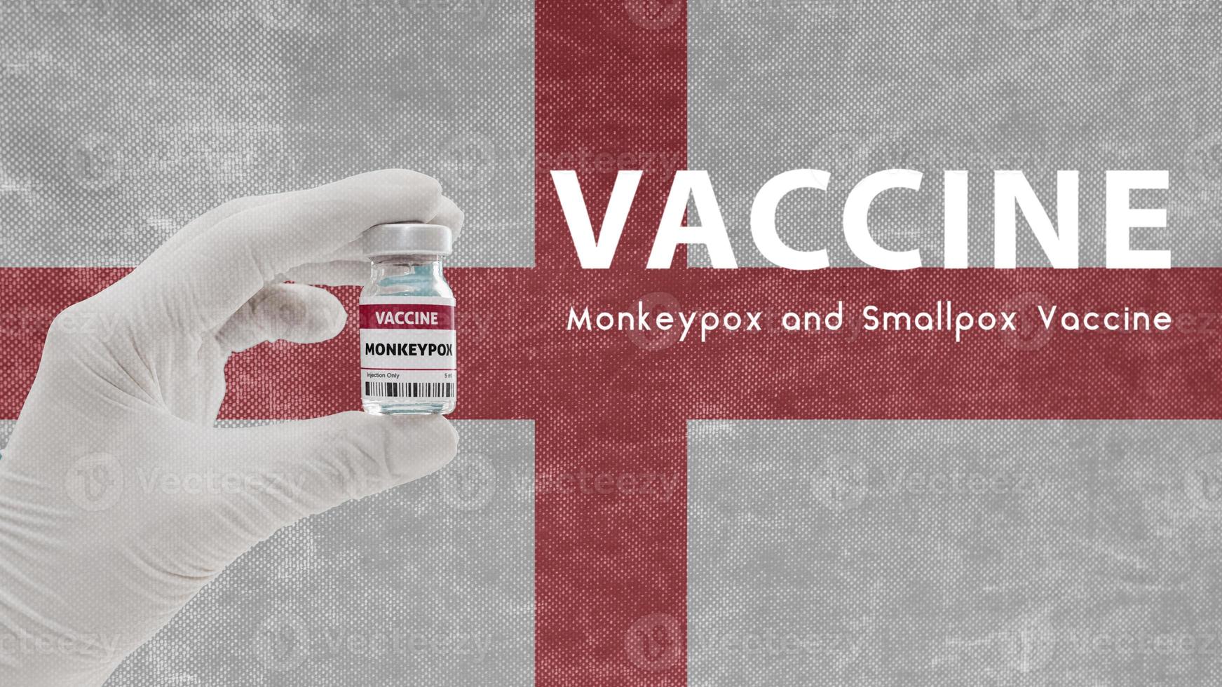 Vaccine Monkeypox and Smallpox, monkeypox pandemic virus, vaccination in England for Monkeypox Image has Noise, Granularity and Compression Artifacts photo