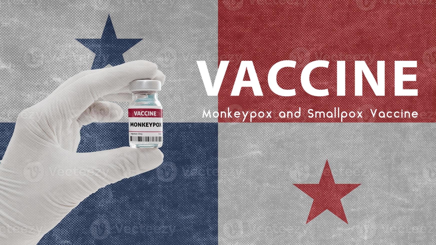 Vaccine Monkeypox and Smallpox, monkeypox pandemic virus, vaccination in Panama for Monkeypox Image has Noise, Granularity and Compression Artifacts photo