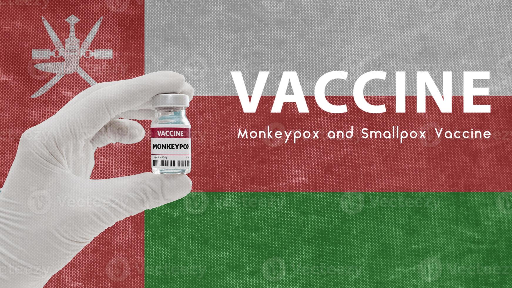 Vaccine Monkeypox and Smallpox, monkeypox pandemic virus, vaccination in Oman for Monkeypox Image has Noise, Granularity and Compression Artifacts photo