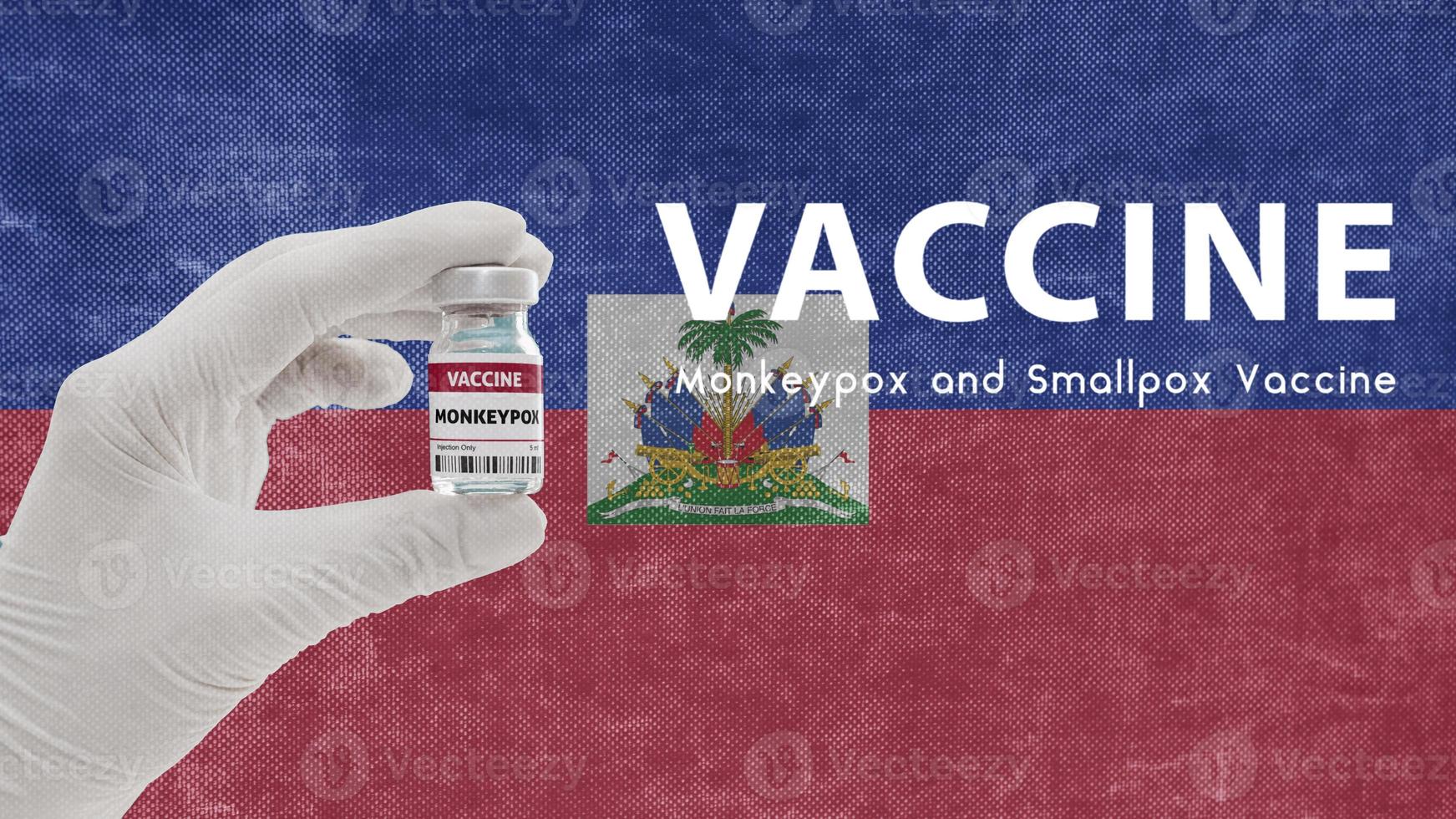 Vaccine Monkeypox and Smallpox, monkeypox pandemic virus, vaccination in Haiti for Monkeypox Image has Noise, Granularity and Compression Artifacts photo