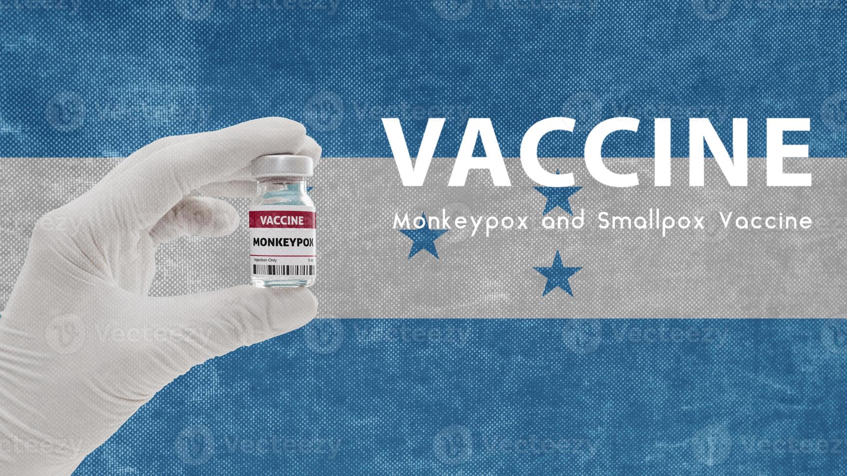 Vaccine Monkeypox and Smallpox, monkeypox pandemic virus, vaccination in Honduras for Monkeypox Image has Noise, Granularity and Compression Artifacts photo