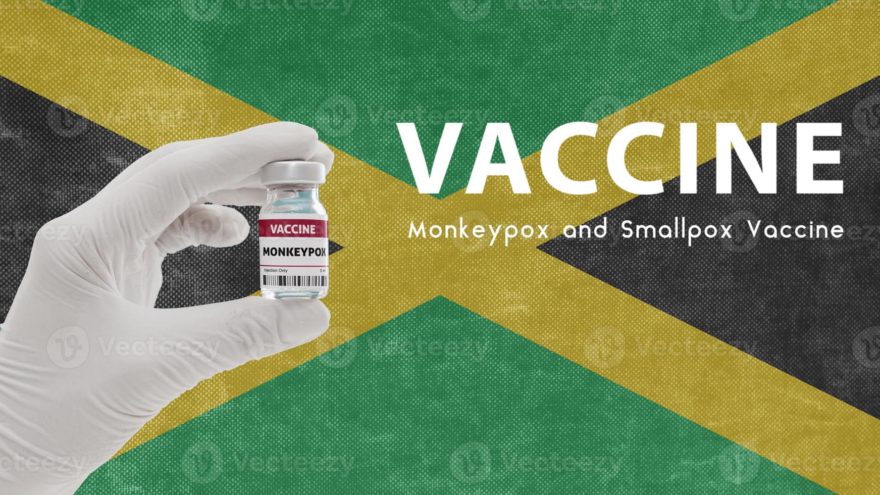 Vaccine Monkeypox and Smallpox, monkeypox pandemic virus, vaccination in Jamaica for Monkeypox Image has Noise, Granularity and Compression Artifacts photo